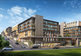 a mix use project with residential and retail units for sale