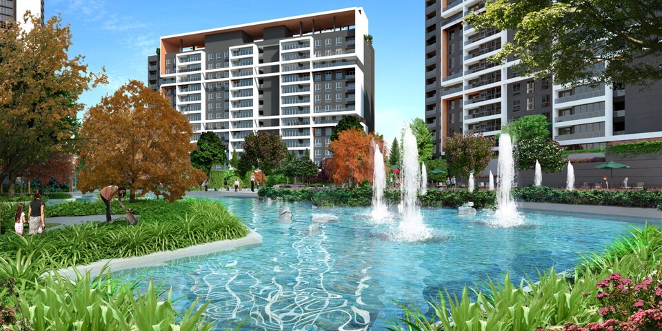 Luxurious lake view apartments