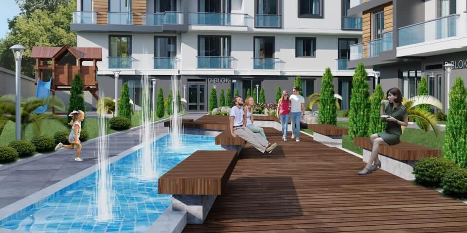Apartments with teraces and balconies beylikduzu