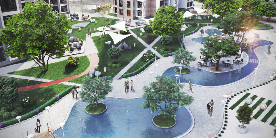 Luxury family Residential apartments in Basaksehir for sale
