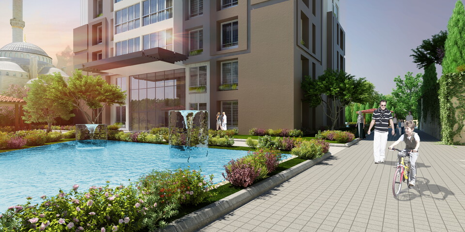 Family suitable residential apartments in complex for sale