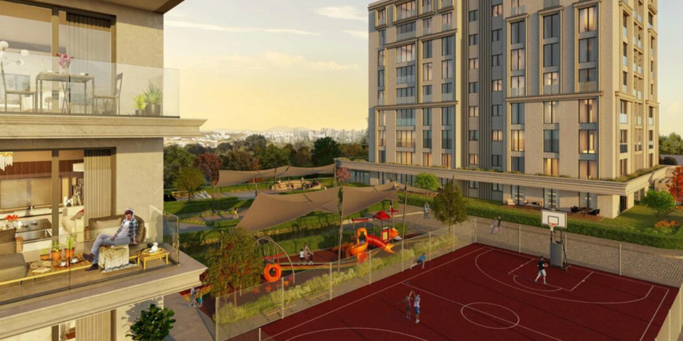 A new city center apartments for sale at the heart of Basaksehir