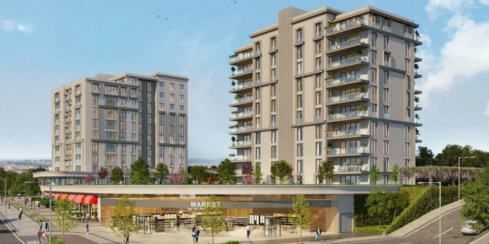 A new city center apartments for sale at the heart of Basaksehir