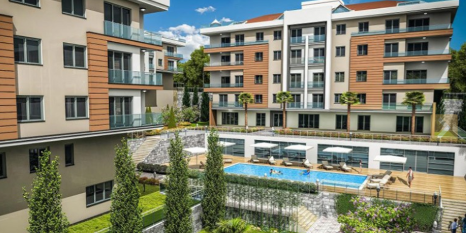 Beautiful apartments for sale with green zones all around